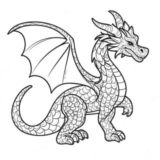 Dragon Realist Avansat Pagini de colorat