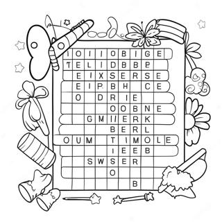 Pagini De Colorat Cu Cautare De Cuvinte Distractiva 98317 37179