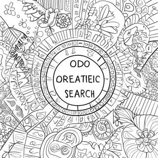 Pagini De Colorat Cu Cautare De Cuvinte Creativa 98318 37183