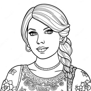 Folclor Taylor Swift Desene De Colorat