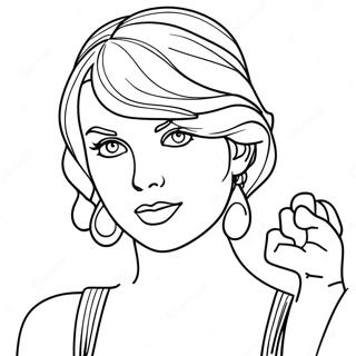 Taylor Swift Vorbește Acum Desene De Colorat