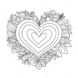 Pagini De Colorat Cu Inimi 98444-37274