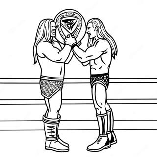 Pagini De Colorat Cu Meci De Campionat Wwe 98677-37462