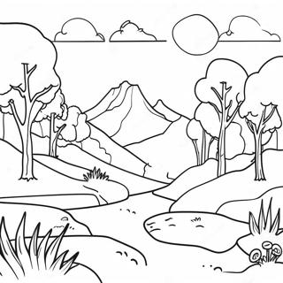 Pagini De Colorat Cu Peisaj Melancolic 98702-37480