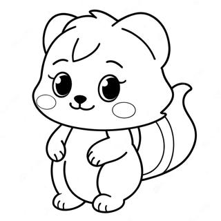 Chibi Animal Desene De Colorat