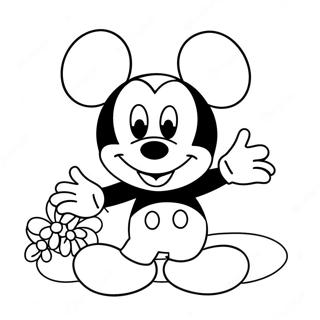 Ziua De Naștere Mickey Mouse Desene De Colorat