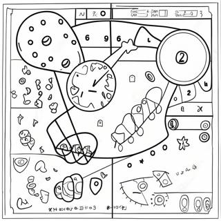 Pagini De Colorat Cu Fise Creative De Matematica 99036-37750