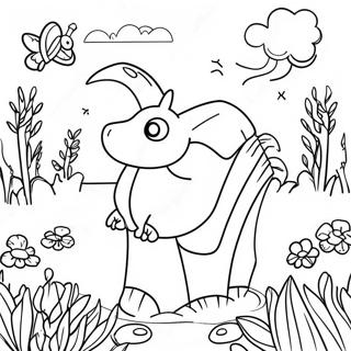 Pagina De Colorat Banban Capitolul 4 Gradina Lui Banban 99109-37794