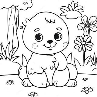 Pagina De Colorat Banban Capitolul 4 Gradina Lui Banban 99109-37796