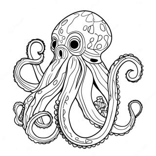 Kraken Desene De Colorat