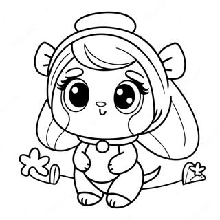 Pagina De Colorat Cu Personajul Dragut Mira 99420 38232