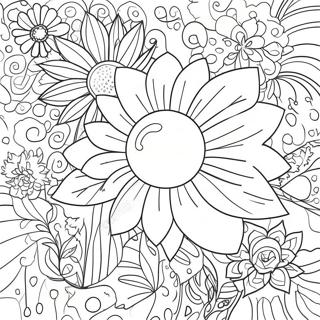 Pagini De Colorat Cu Estetica Florala 99701-38447
