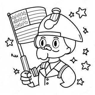 Pagina De Colorat Pentru Copii De Ziua Patriotului 99755 38500