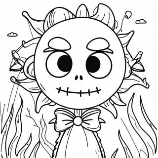 Pagina De Colorat Cu Fantezii Intunecate Tim Burton 99781-38517